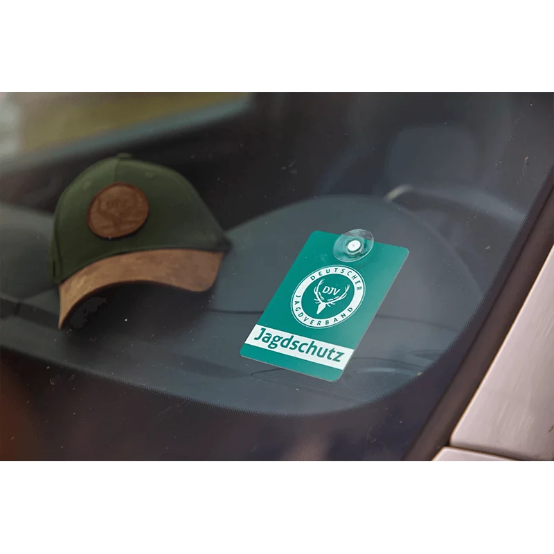 DJV-Autoschild Jagdschutz