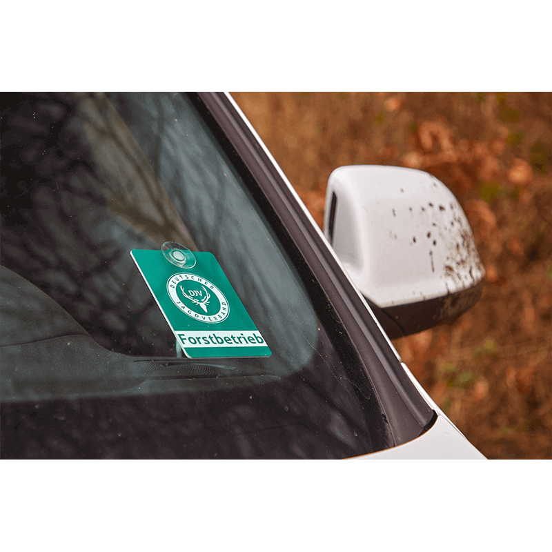 DJV-Autoschild Forstbetrieb