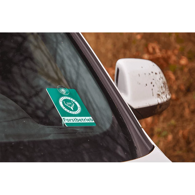 DJV-Autoschild Forstbetrieb