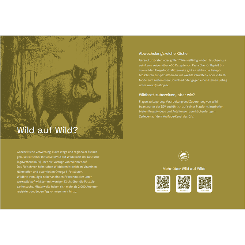 Wild auf Wild-Broschüre "Wildpflanzenguide"