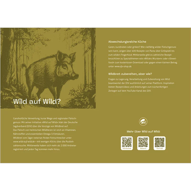 Wild auf Wild-Broschüre "Wildpflanzenguide"
