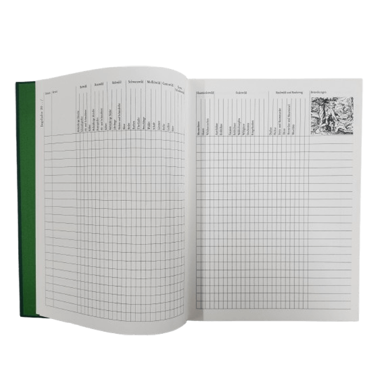 Buch „Schuss- und Jagdtagebuch“
