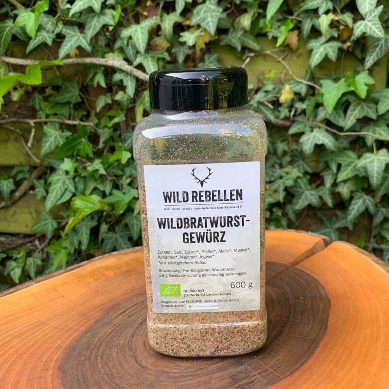 WildRebellen Wildbratwurst Gewürzmischung