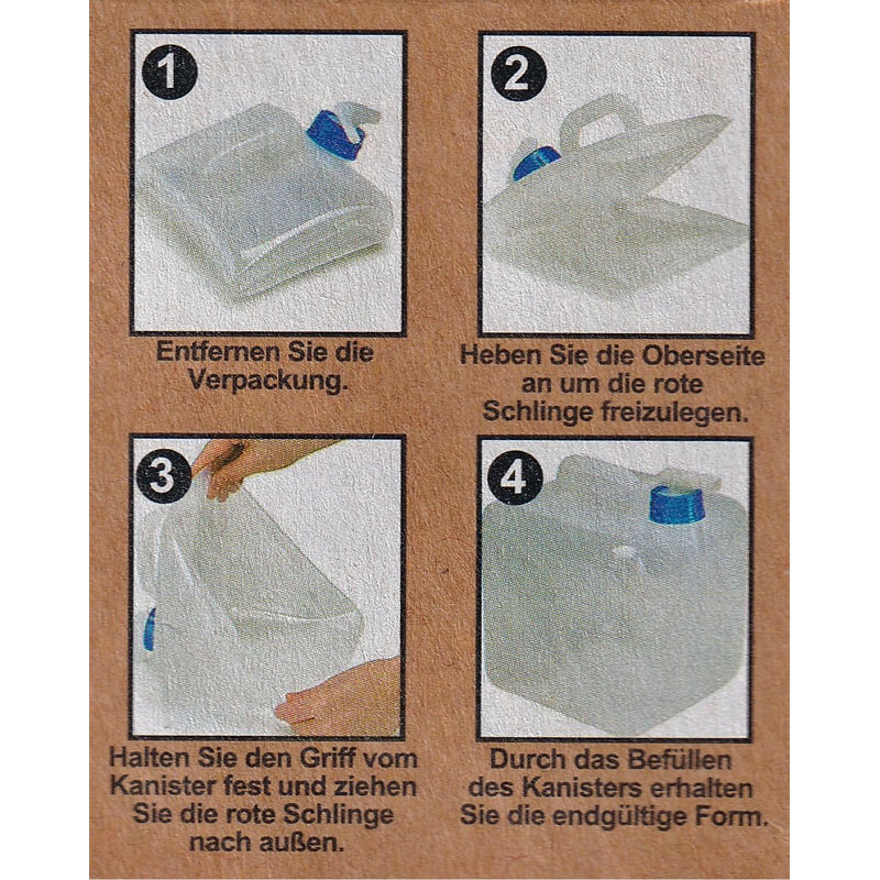 Wasserkanister faltbar (5 Liter)