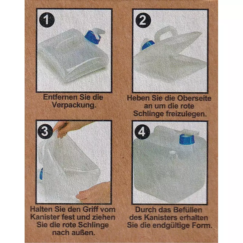 Wasserkanister faltbar (5 Liter)