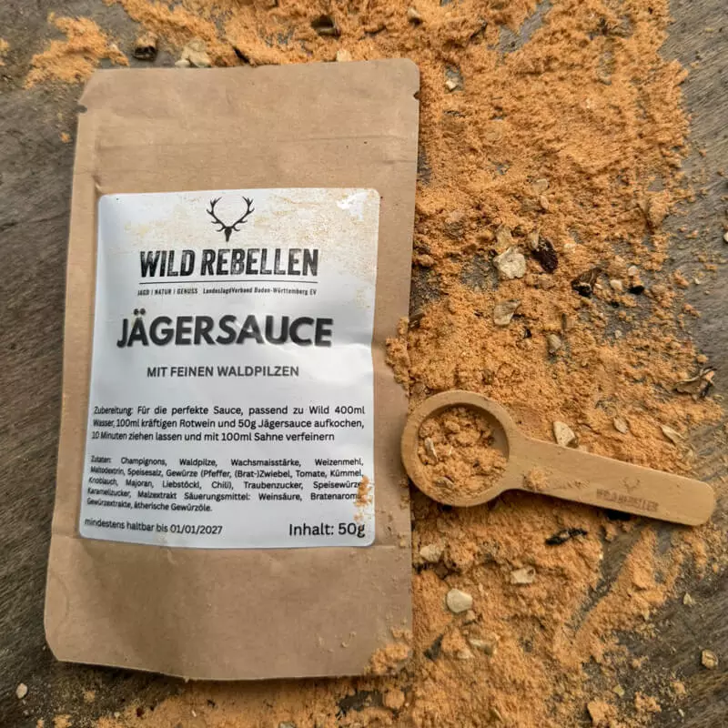 WildRebellen Jägersoße mit Waldpilzen