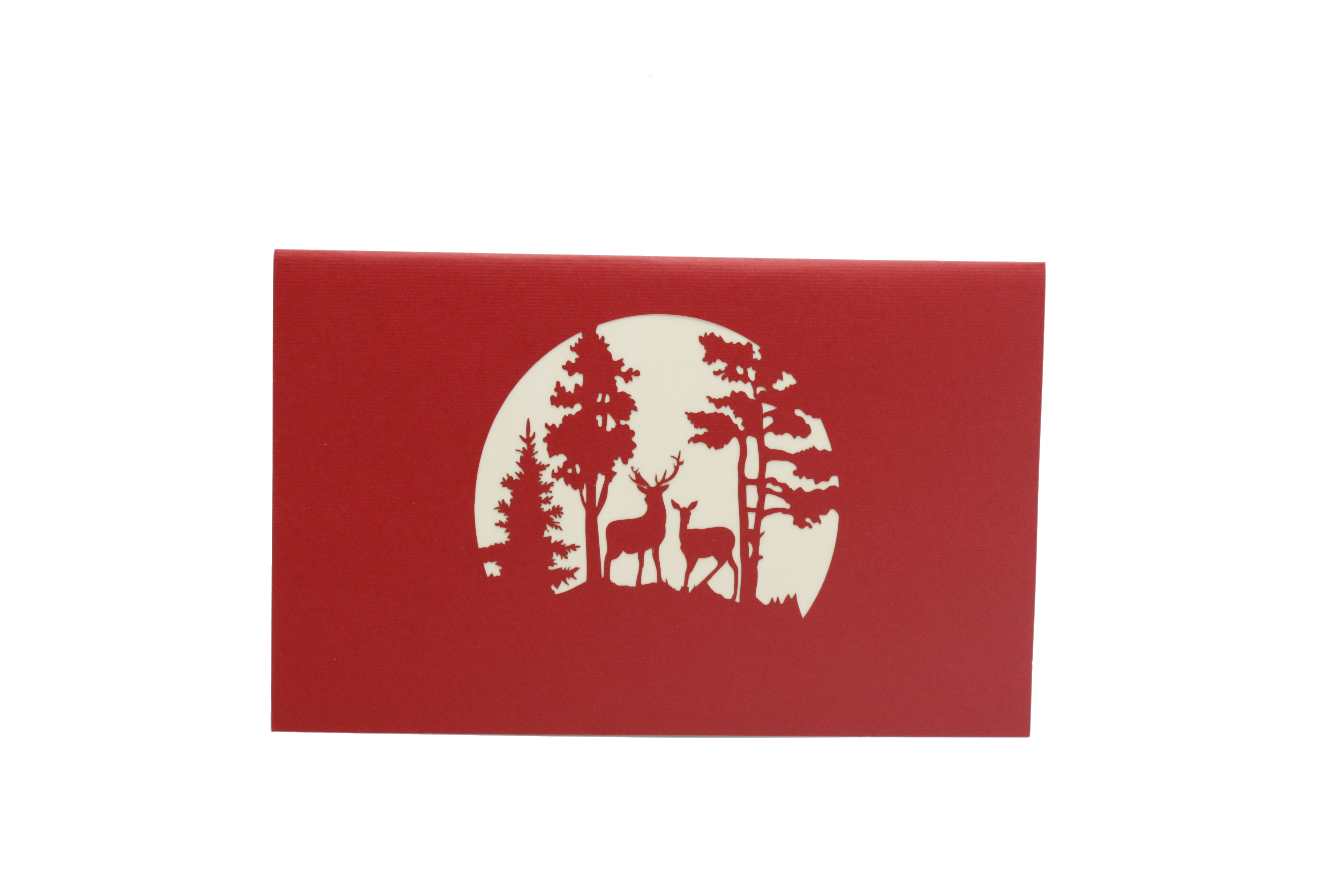 Pop-Up Karte "Winter-Wald"