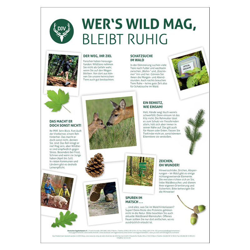 Tafel "Wer s Wild mag"