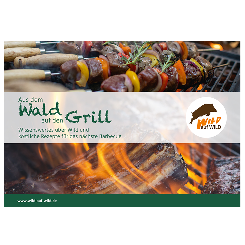 Rezeptbroschüre  "Aus dem Wald auf den Grill"