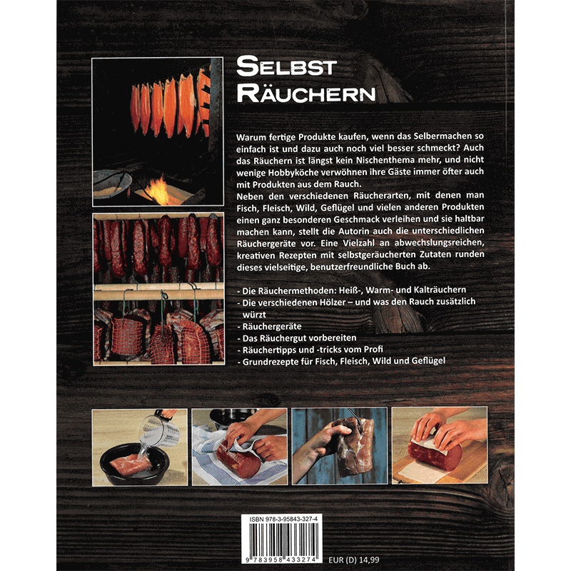 Kochbuch "Selbst räuchern - Fisch, Fleisch und Geflügel"