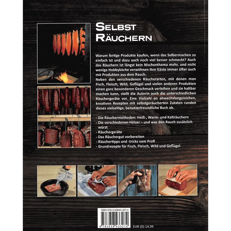 Kochbuch "Selbst räuchern - Fisch, Fleisch und Geflügel"