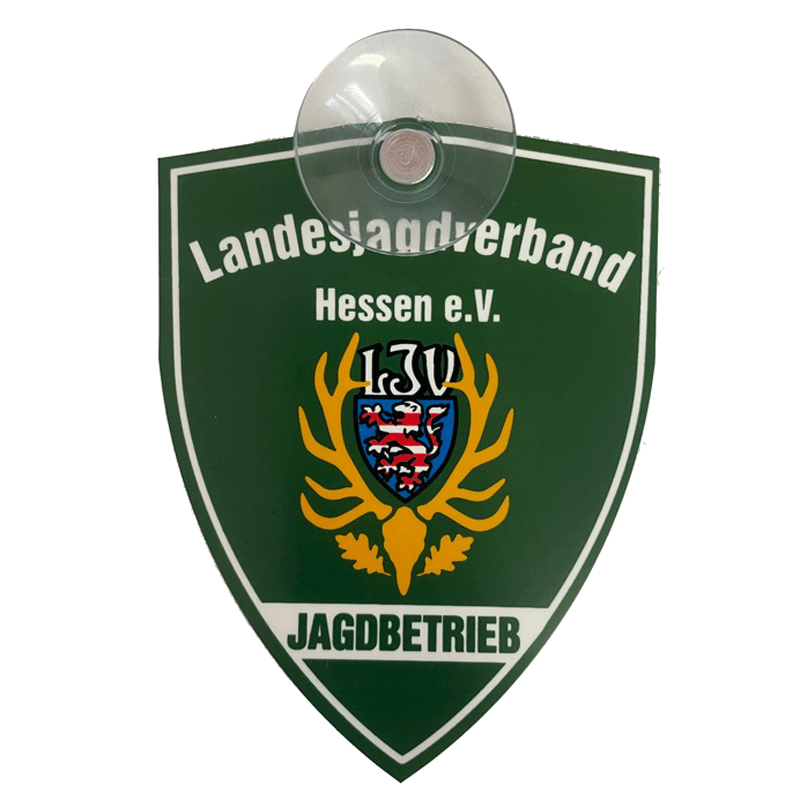 LJV Hessen - Autoschild "Jagdbetrieb"