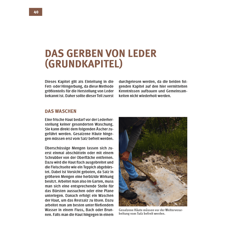 Buch "Leder, Felle & Pelze selbst Gerben mit Fetten und Rauch"