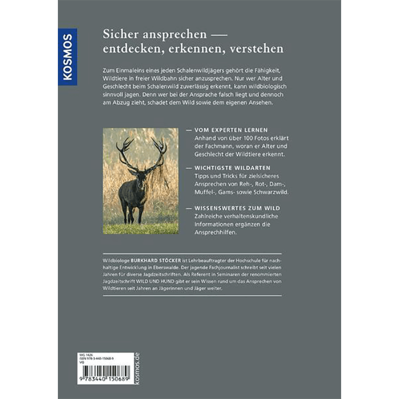 Buch "Die Altersansprache des Schalenwildes"