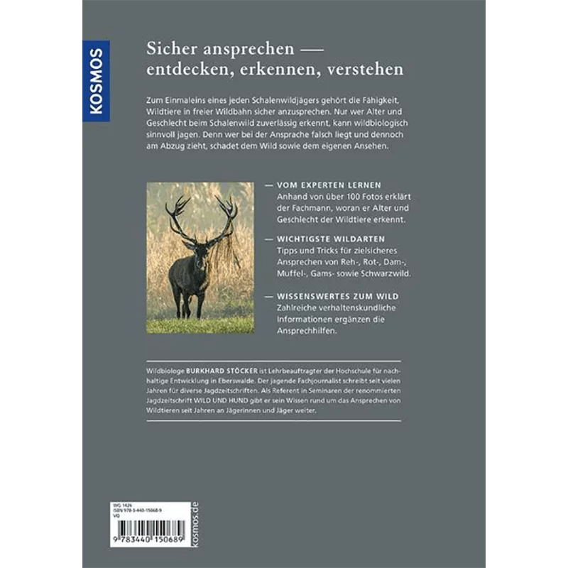 Buch "Die Altersansprache des Schalenwildes"