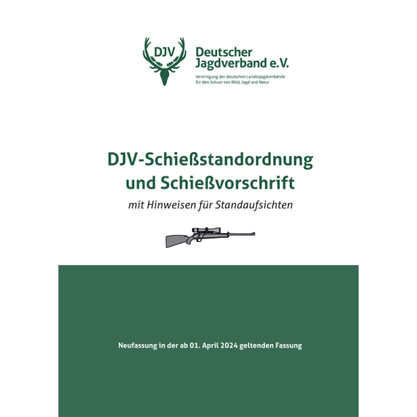 Broschüre "DJV-Schießstandordnung und Schießvorschrift"